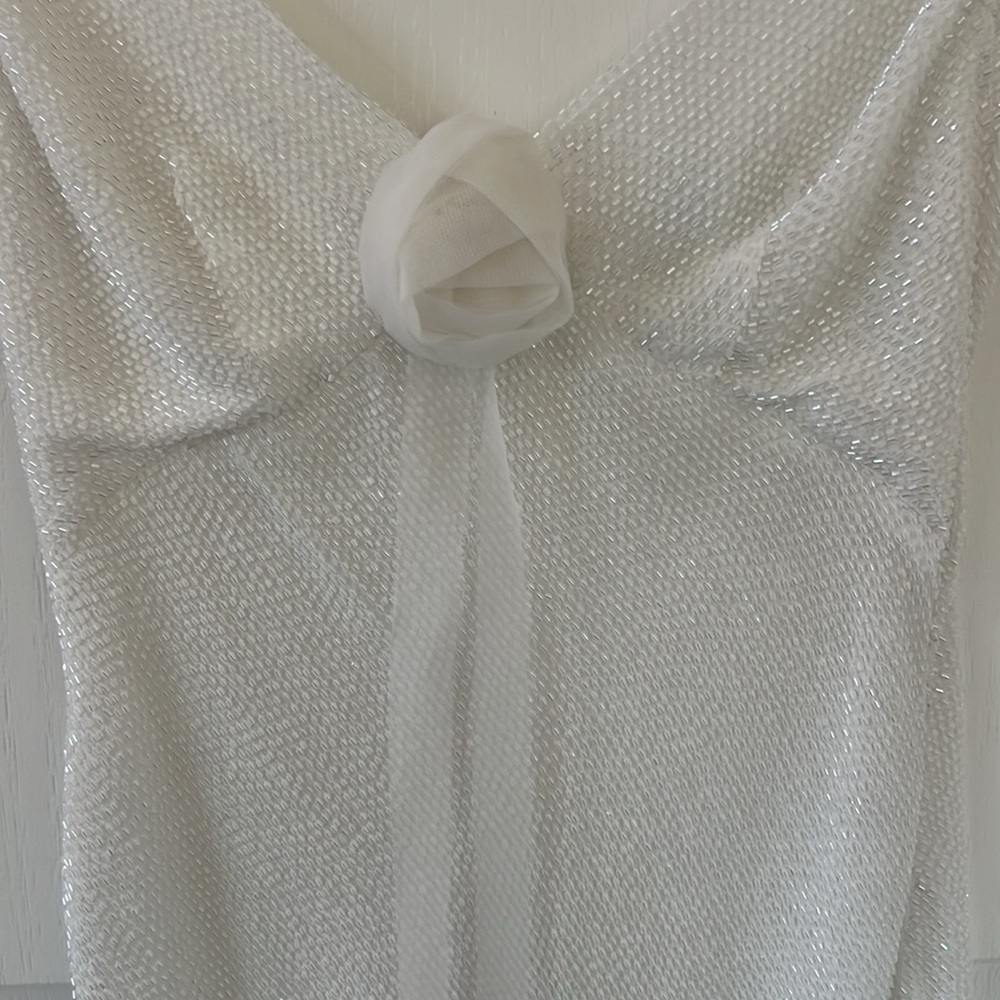 Bridal beaded rehearsal gown - Picture 2 of 4